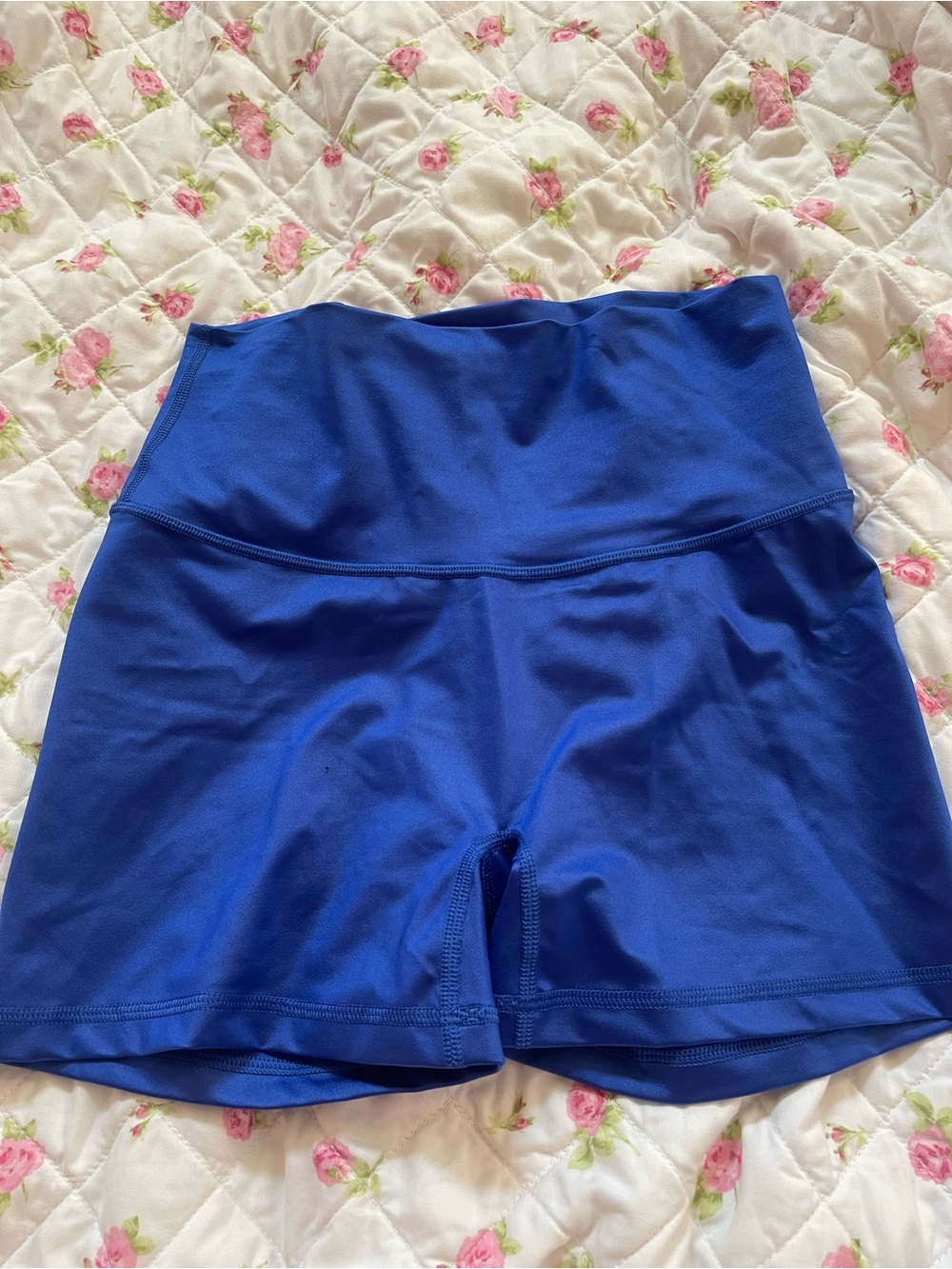 aerie High-Waist Athletic Shorts — Royal Blue